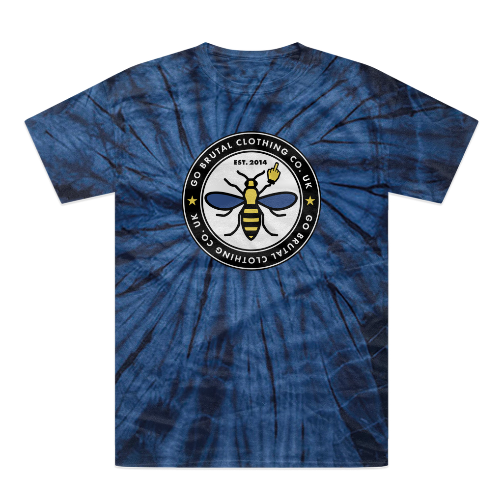 GBee Of Manchester Tonal Spider Tie-Dye T-Shirt