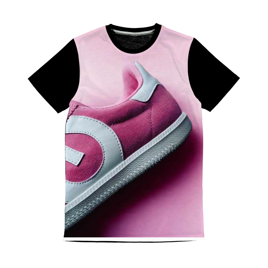 Pink Classic Sublimation Panel T-Shirt
