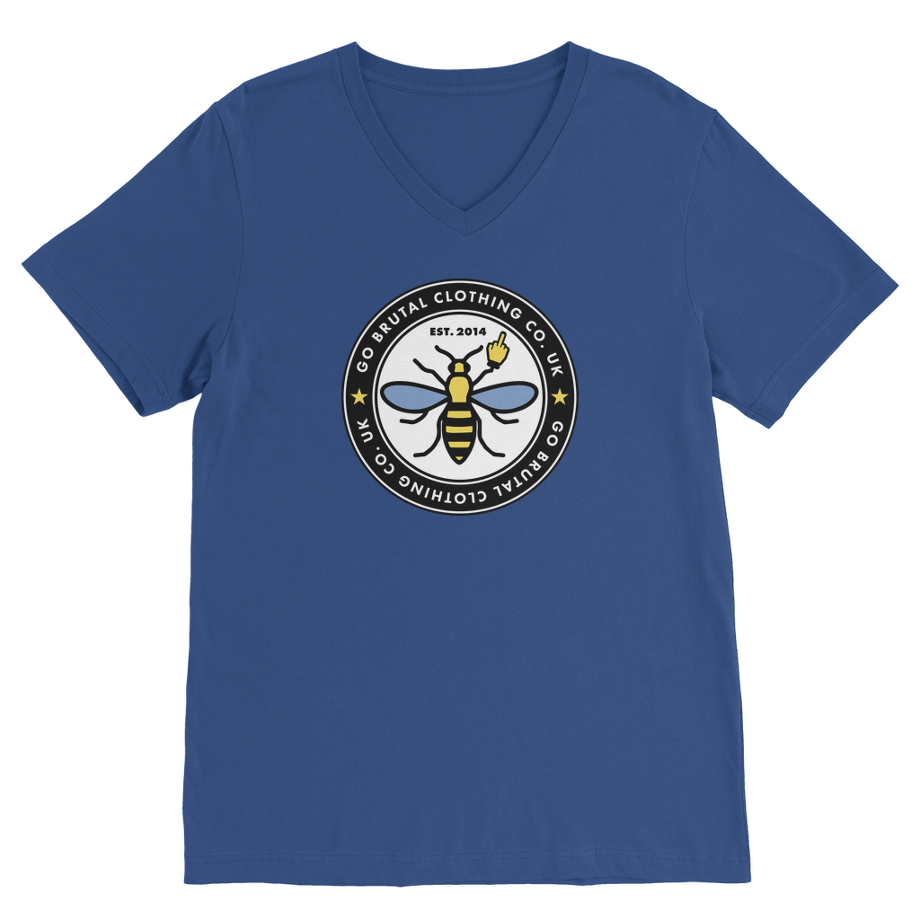GBee Of Manchester Classic V-Neck T-Shirt
