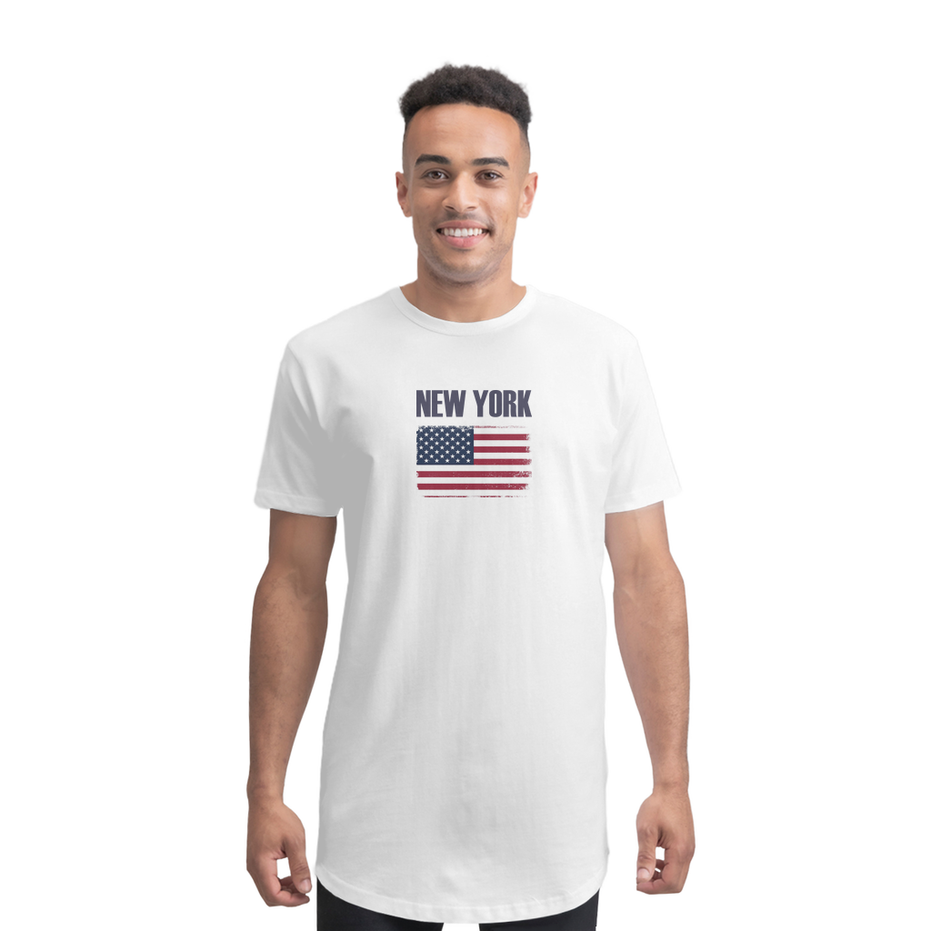 New York Premium Long Body T-Shirt