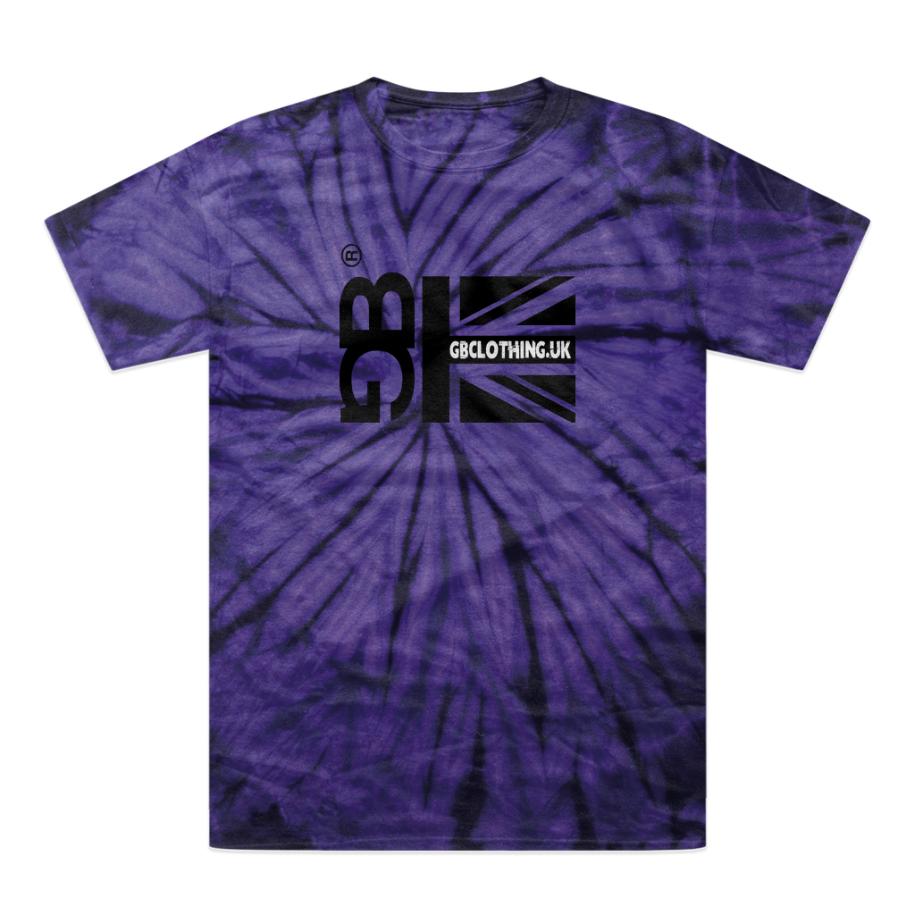 GBClothing.uk Tonal Spider Tie-Dye T-Shirt