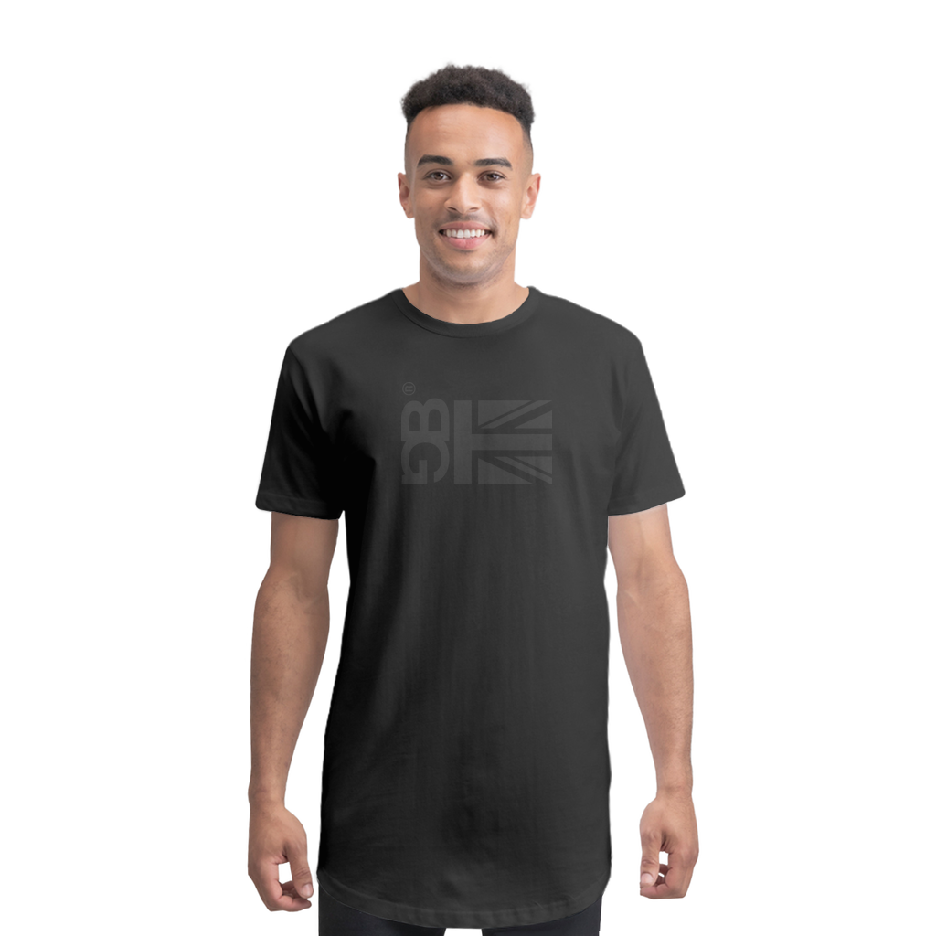 All Black Premium Long Body T-Shirt