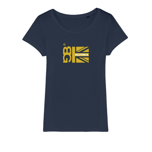 Mustard Flag Organic Jersey Womens T-Shirt