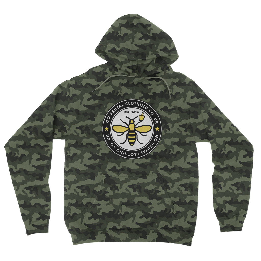 GBee Of Manchester Camouflage Adult Hoodie