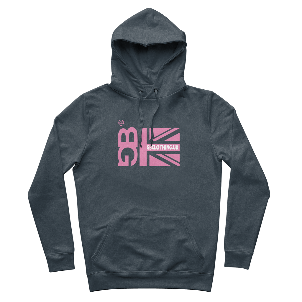 Pink Flag 100% Organic Cotton Hoodie