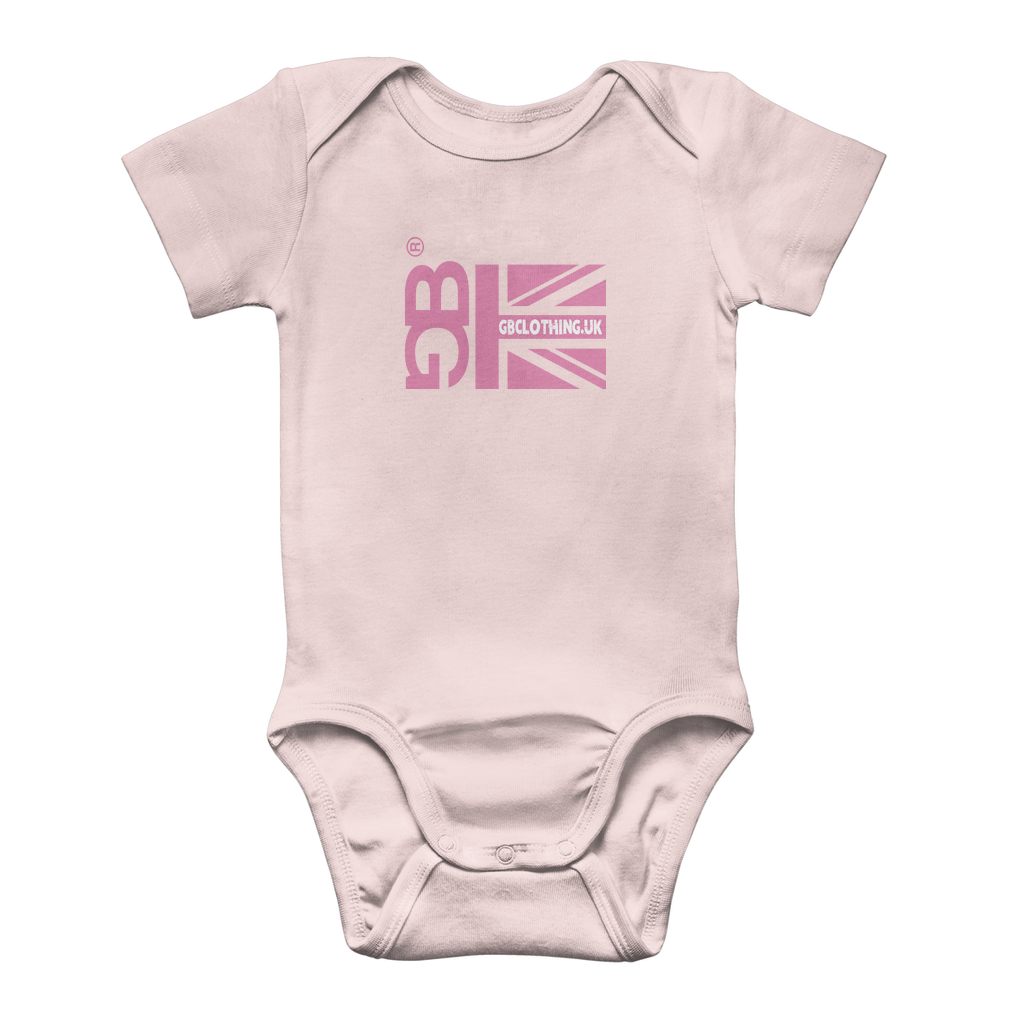 GBClothing Pink Flag Classic Baby Onesie Bodysuit