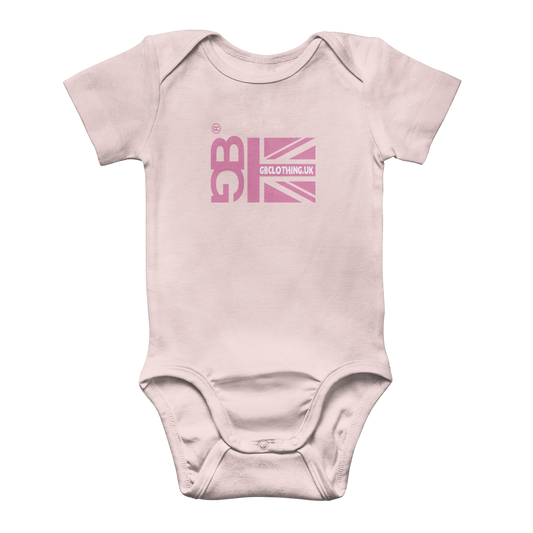 GBClothing Pink Flag Classic Baby Onesie Bodysuit