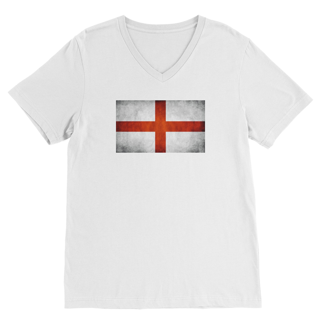 England Premium V-Neck T-Shirt