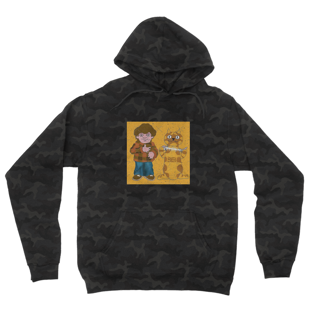 Charly Says Camouflage Adult Hoodie