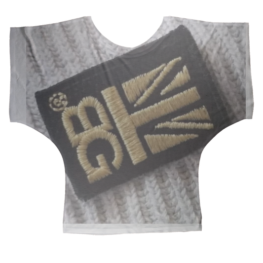 GB Gold Sublimation Batwing Top