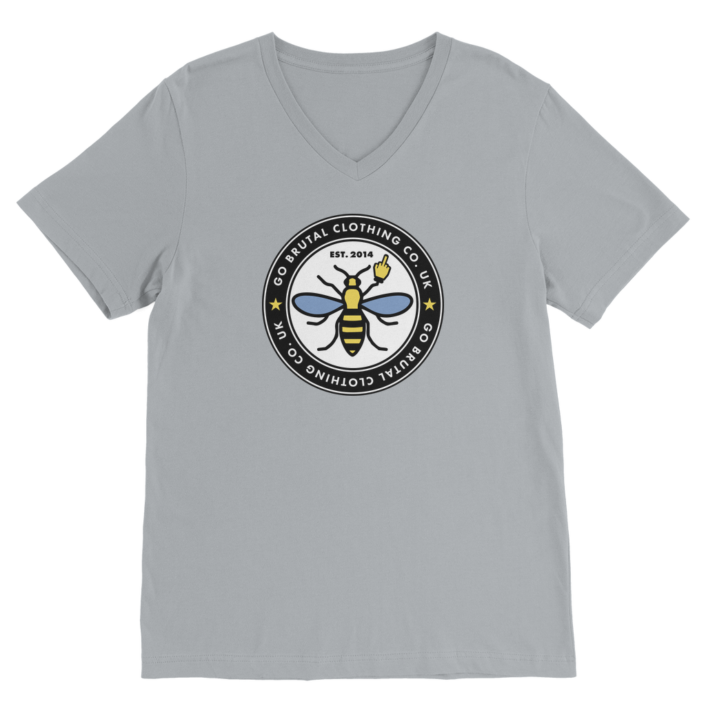 GBee Of Manchester Classic V-Neck T-Shirt