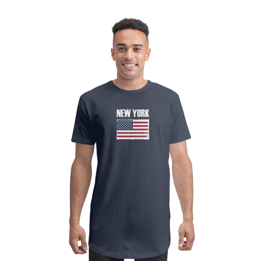 New York Premium Long Body T-Shirt