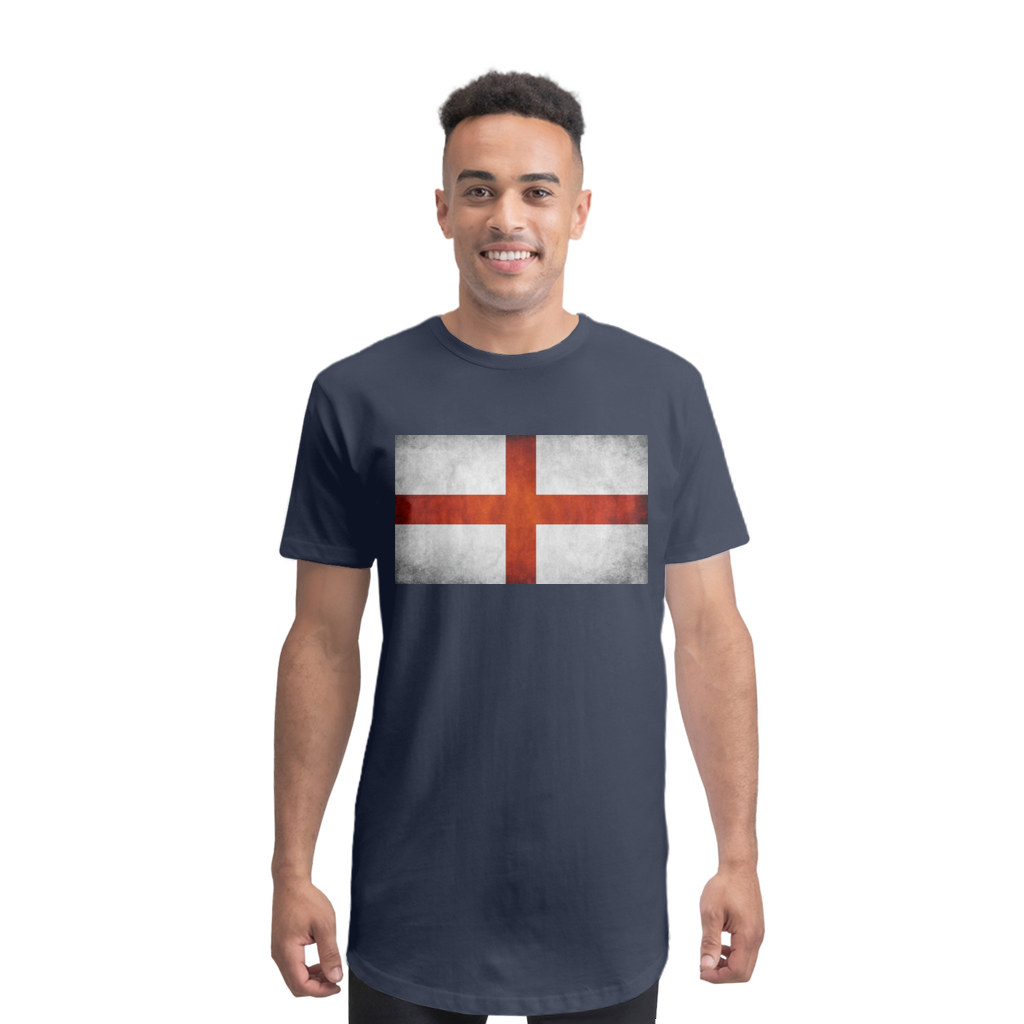 England Premium Long Body T-Shirt