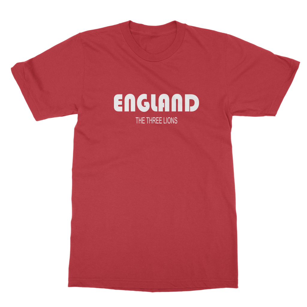 England - Three Lions Adult T-Shirt