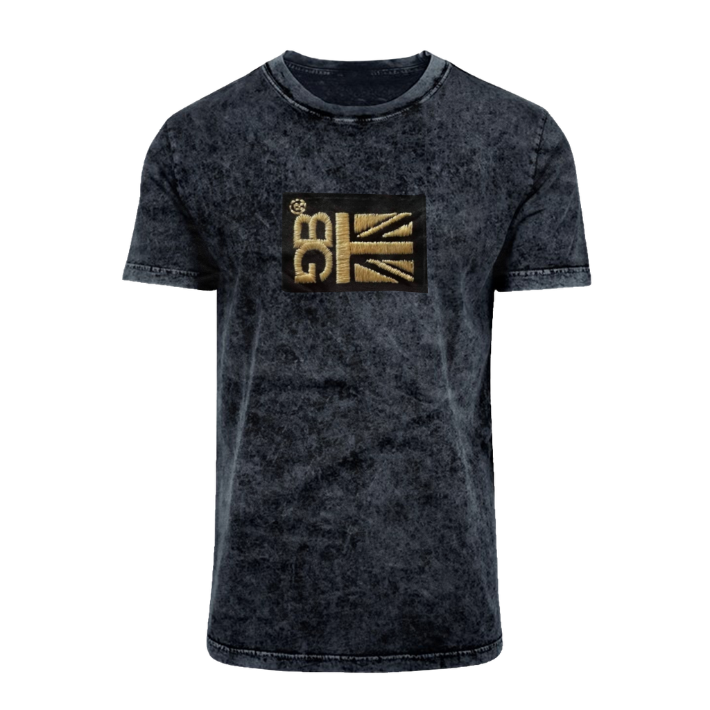 GB Gold Acid Washed T-Shirt