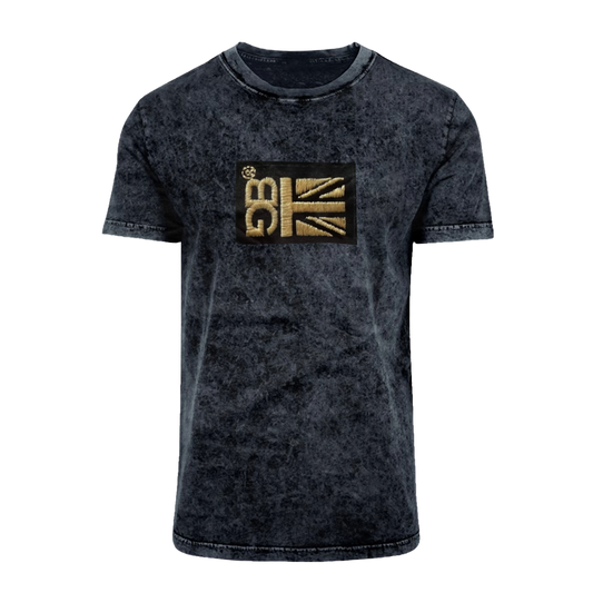 GB Gold Acid Washed T-Shirt
