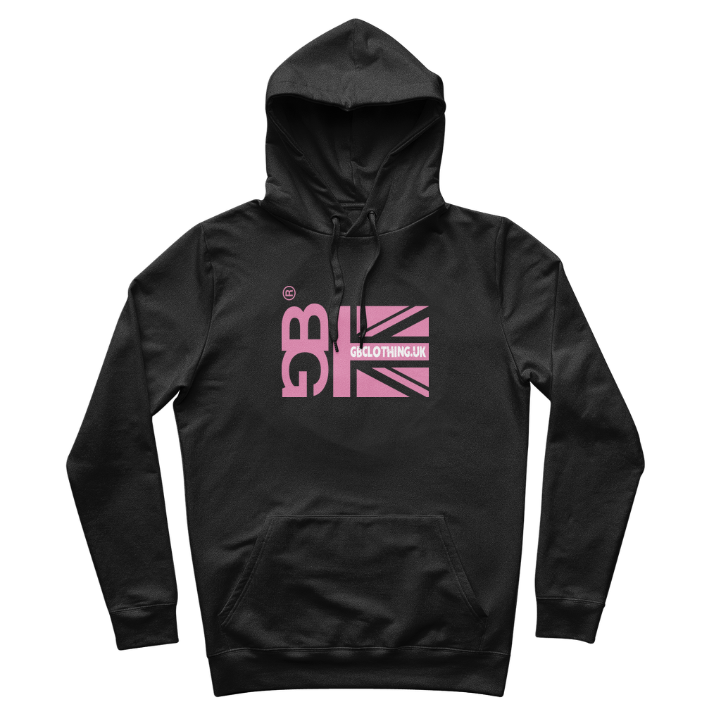 Pink Flag 100% Organic Cotton Hoodie
