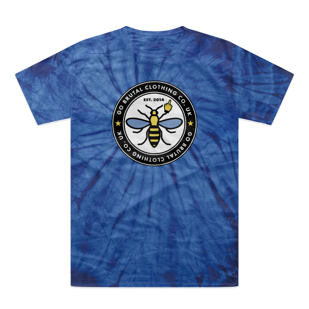 GBee Of Manchester Tonal Spider Tie-Dye T-Shirt