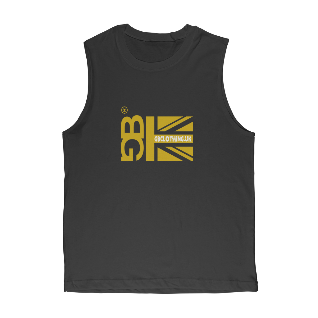 Mustard Flag Classic Adult Muscle Top