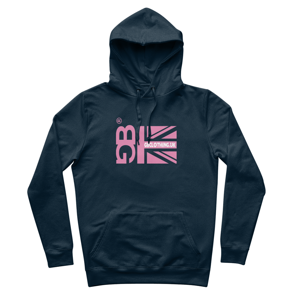 Pink Flag 100% Organic Cotton Hoodie