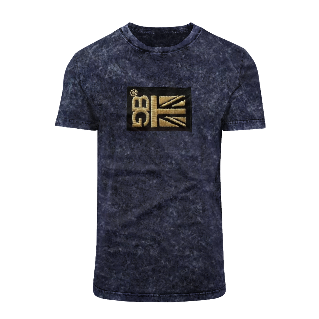 GB Gold Acid Washed T-Shirt