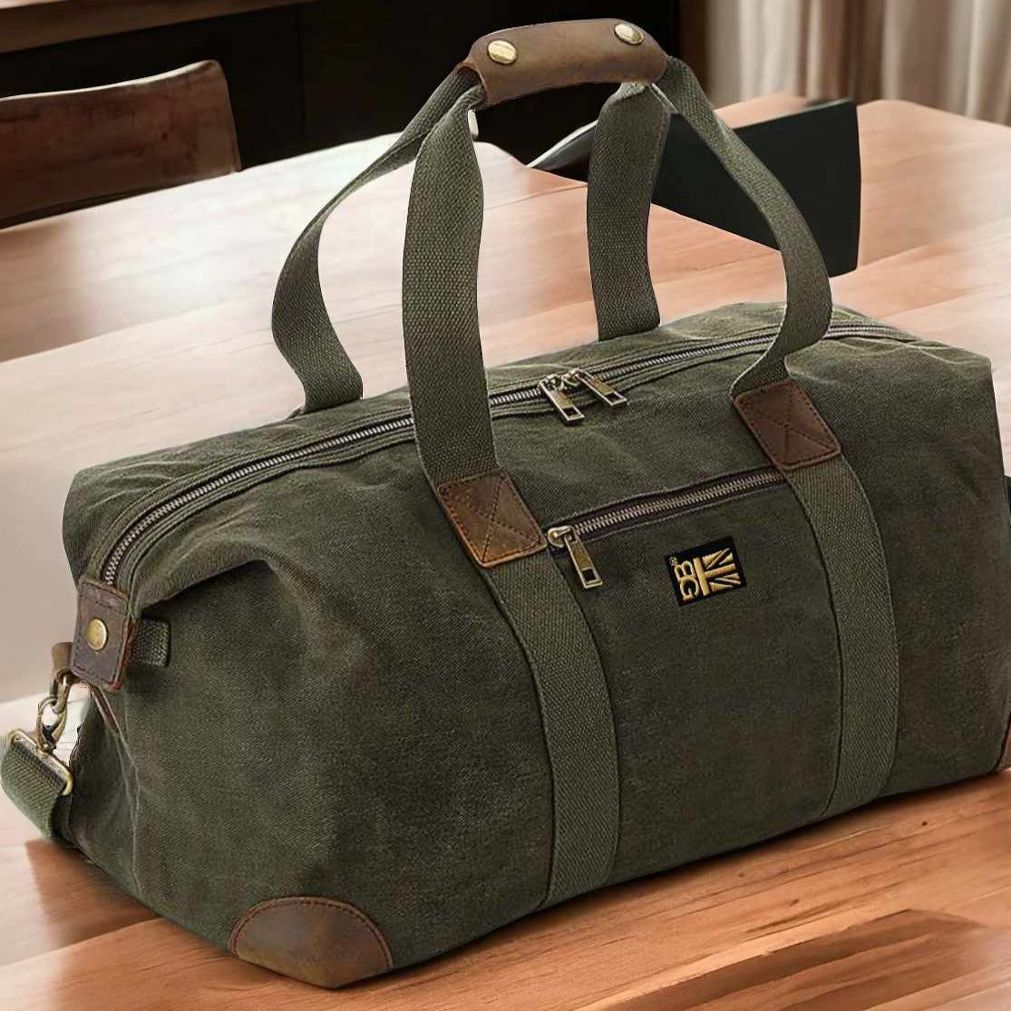 Waxed Canvas Holdall