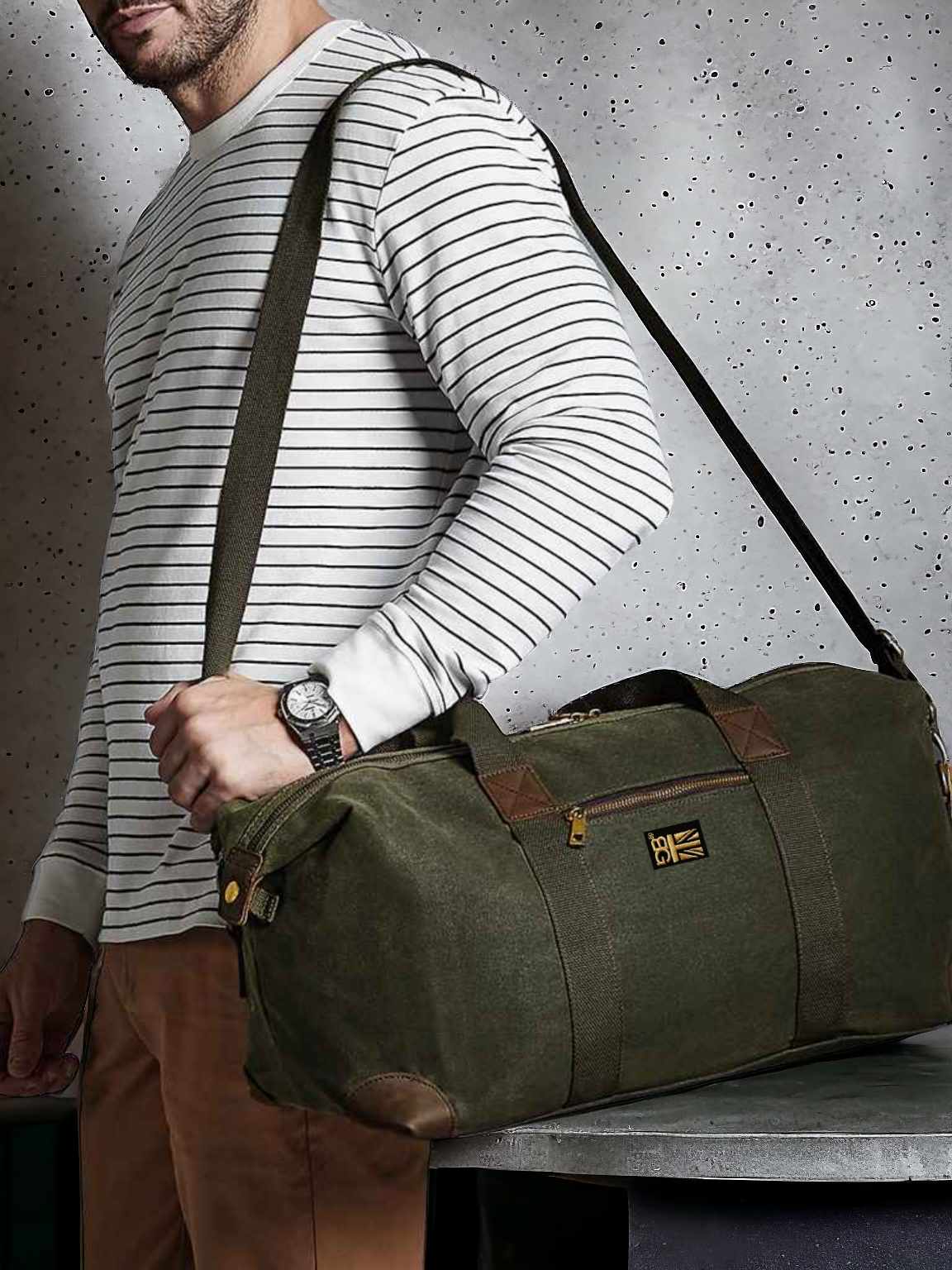 Waxed Canvas Holdall