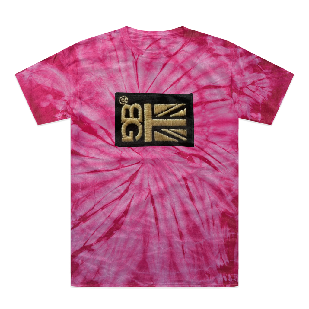 GB Gold Tonal Spider Tie-Dye T-Shirt