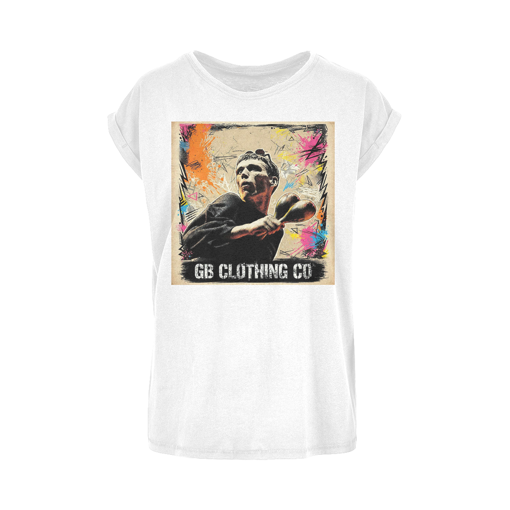 GB Legends - Bez Women's Extended Shoulder T-Shirt XS-5XL