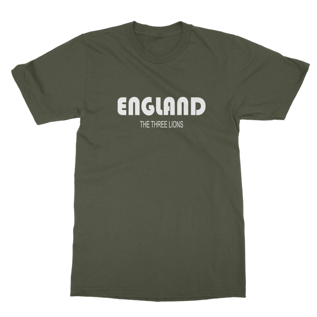 England - Three Lions Adult T-Shirt