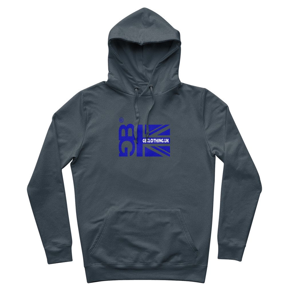 Blue Flag 100% Organic Cotton Hoodie