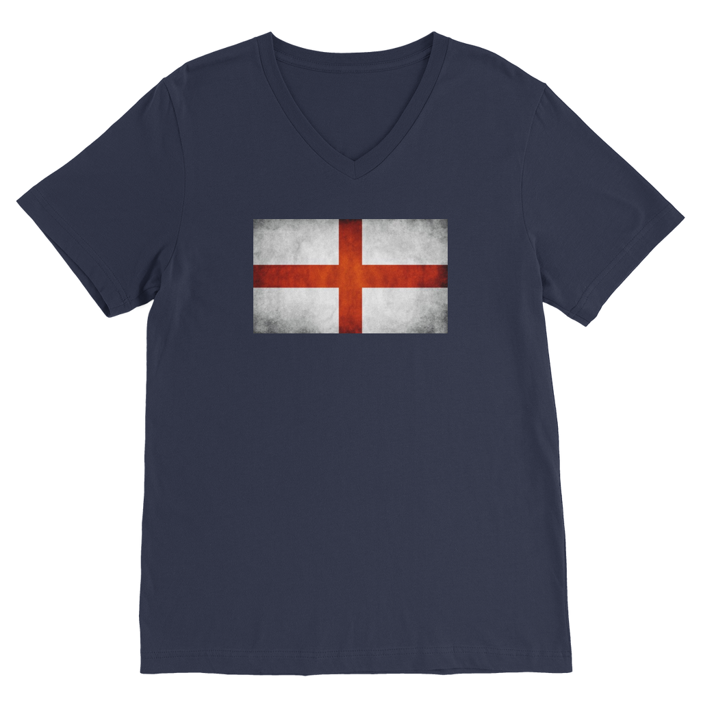England Premium V-Neck T-Shirt
