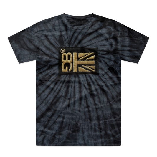 GB Gold Tonal Spider Tie-Dye T-Shirt
