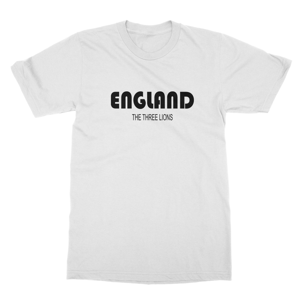England - Three Lions Adult T-Shirt