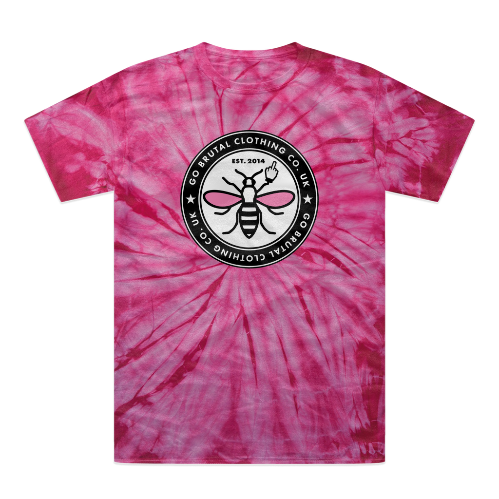 GBee Of Manchester Tonal Spider Tie-Dye T-Shirt