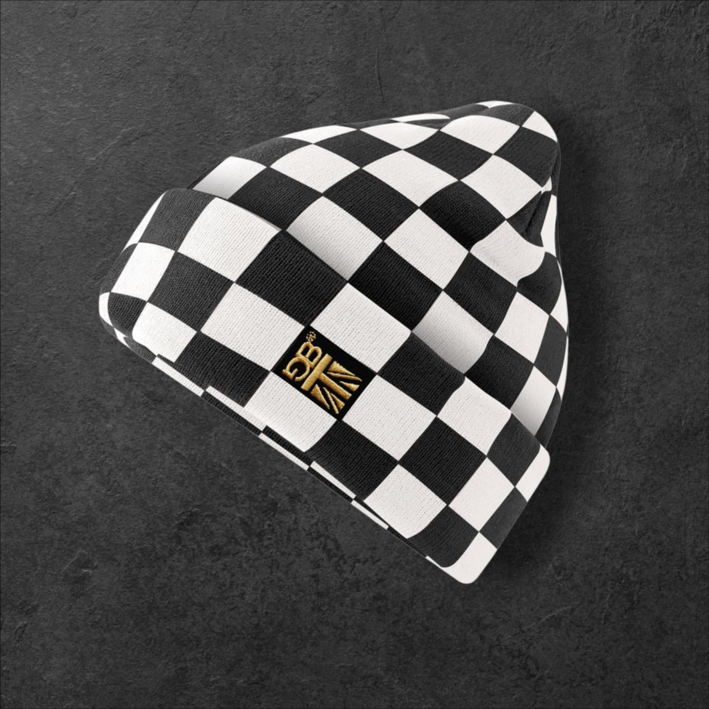 Checkerboard Beanie