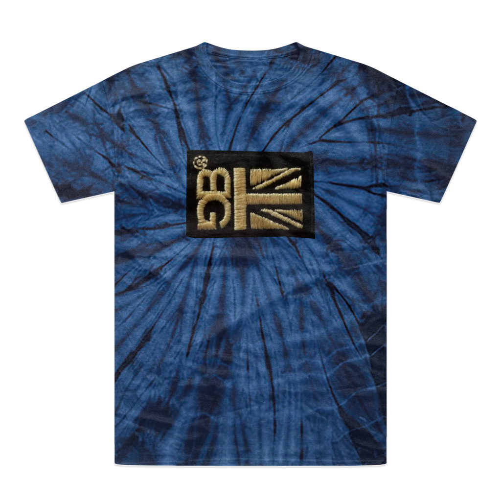 GB Gold Tonal Spider Tie-Dye T-Shirt