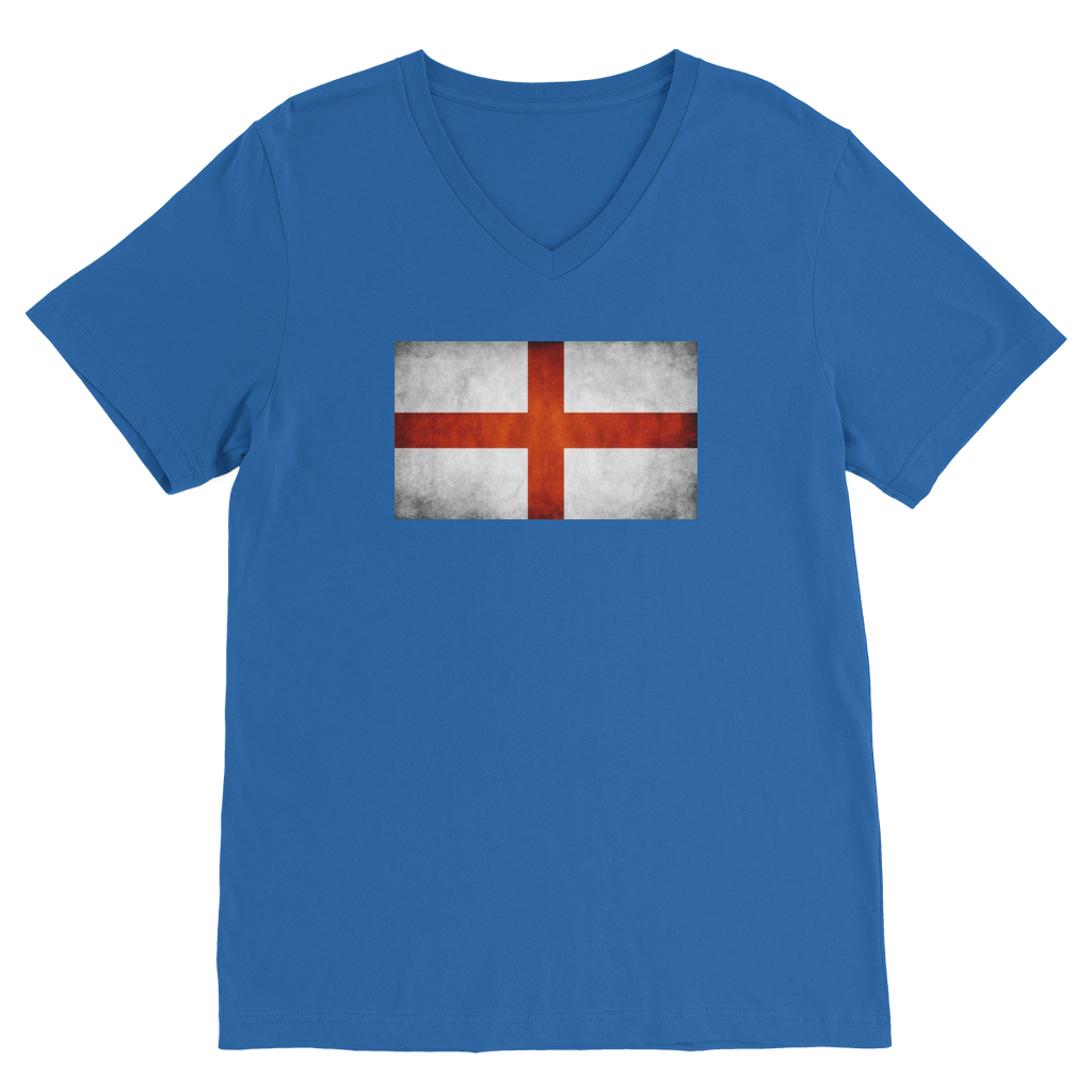 England Premium V-Neck T-Shirt