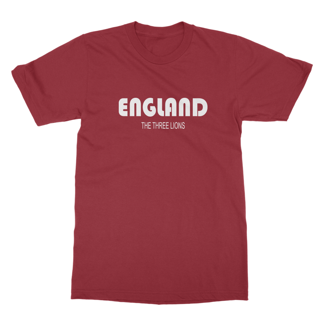 England - Three Lions Adult T-Shirt