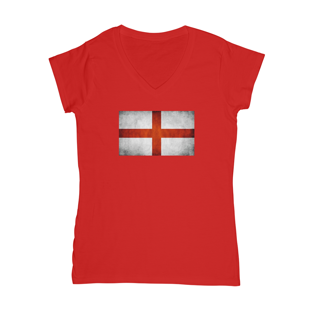 England Women's V-Neck T-Shirt