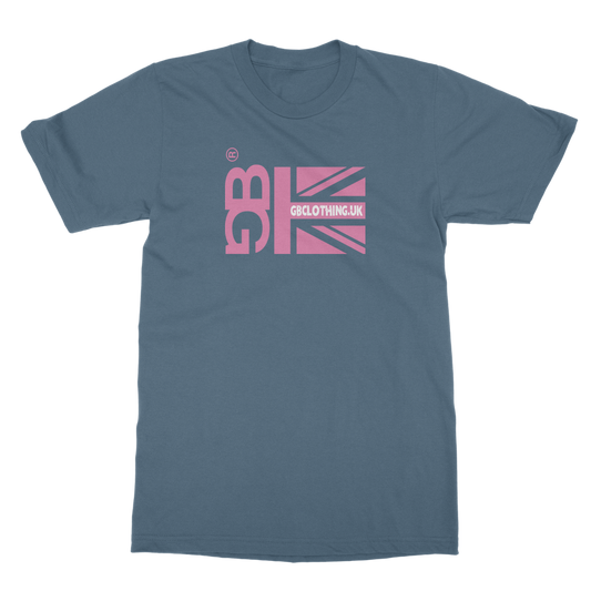 Pink Flag Classic Heavy Cotton Adult T-Shirt