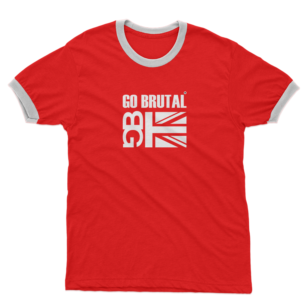 Go Brutal Adult Ringer T-Shirt