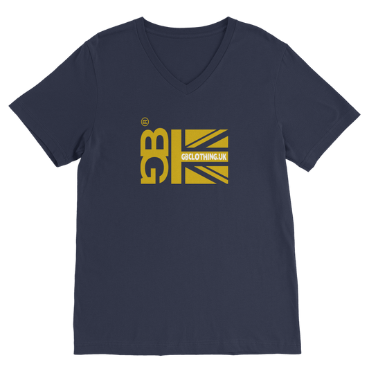 Mustard Flag Premium V-Neck T-Shirt