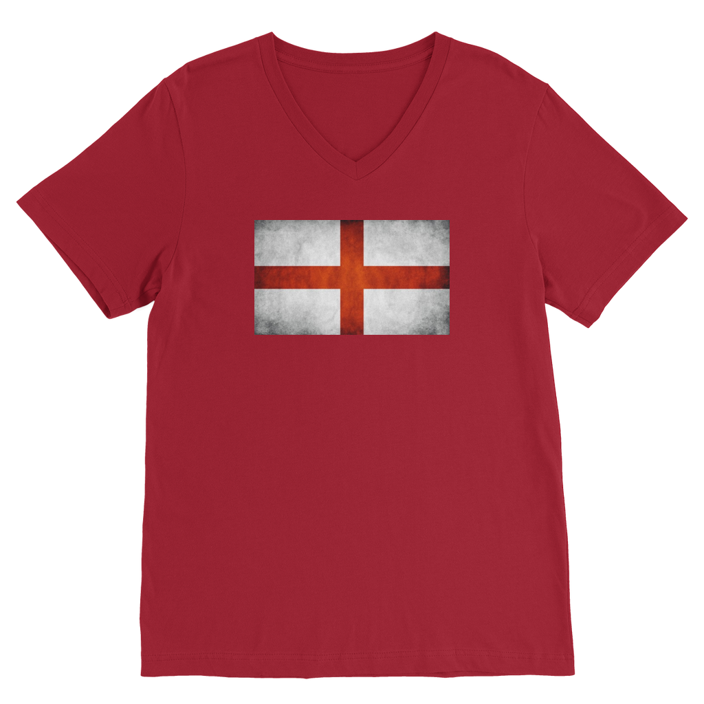 England Premium V-Neck T-Shirt