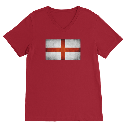 England Premium V-Neck T-Shirt