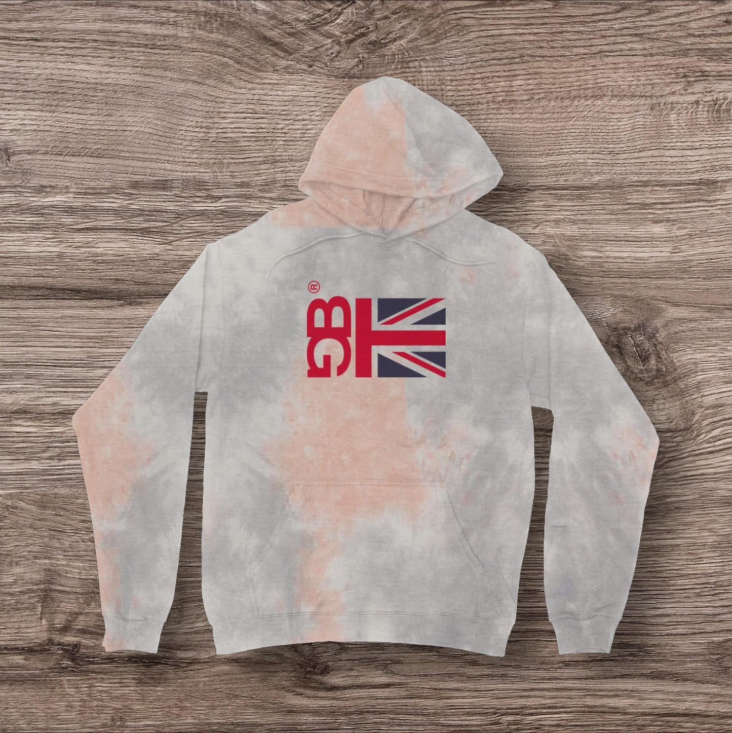 Union Jack Tie Dye Hoodie