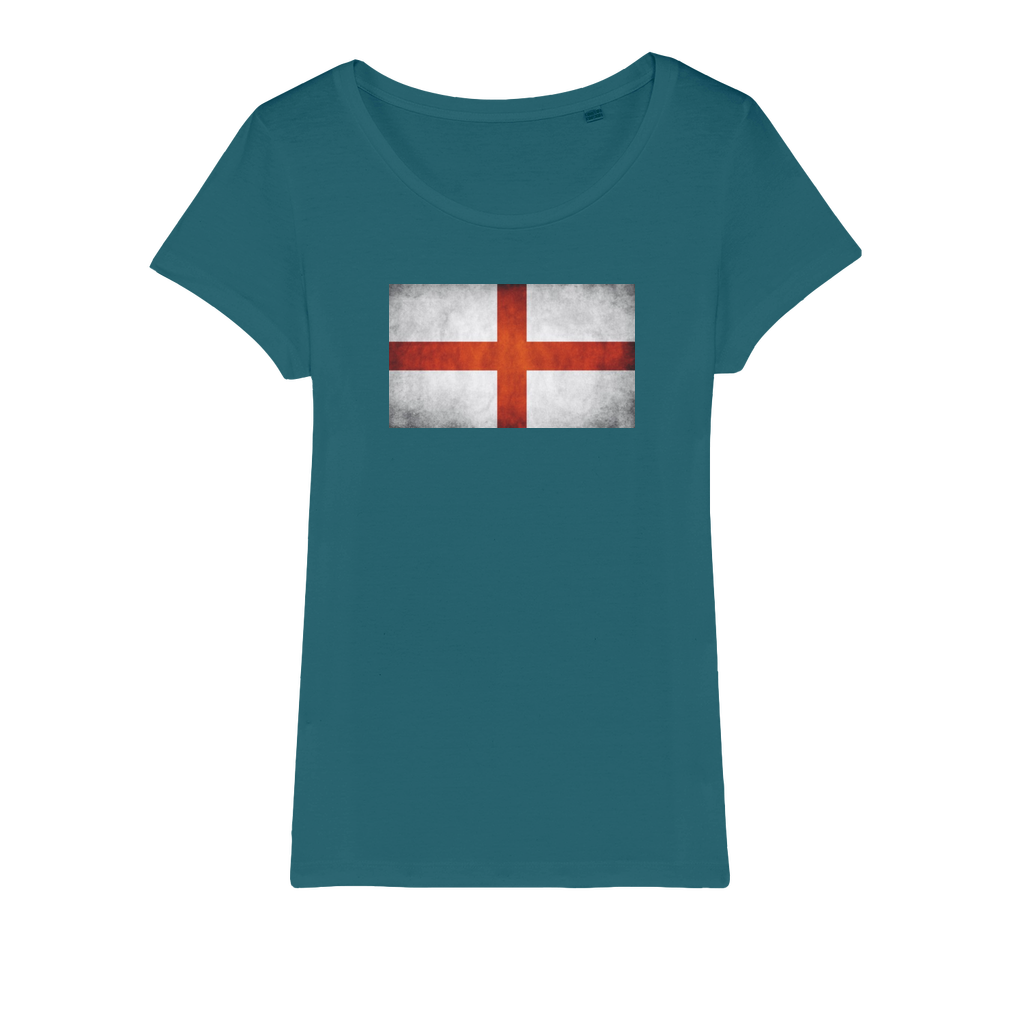 England Organic Jersey Womens T-Shirt
