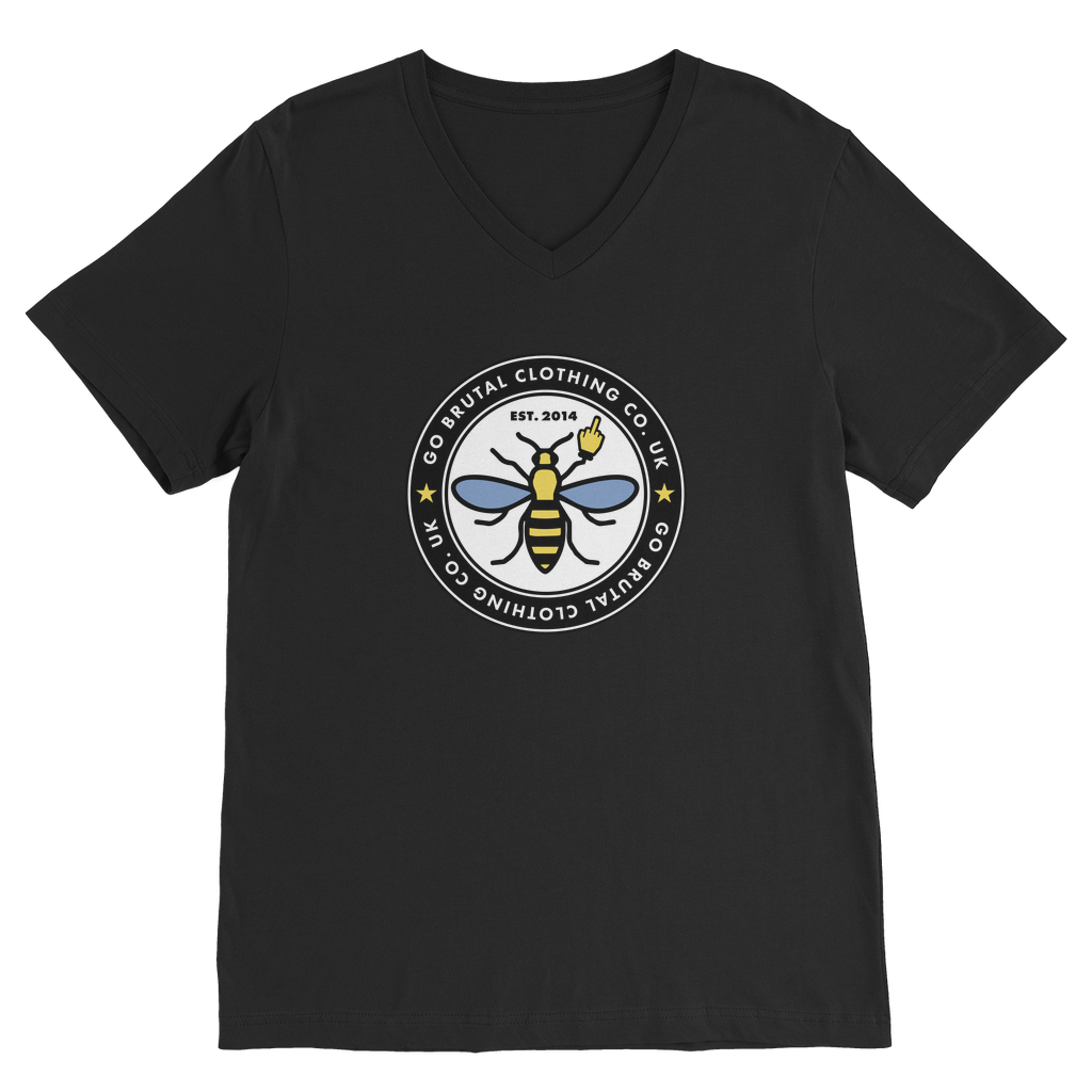 GBee Of Manchester Classic V-Neck T-Shirt