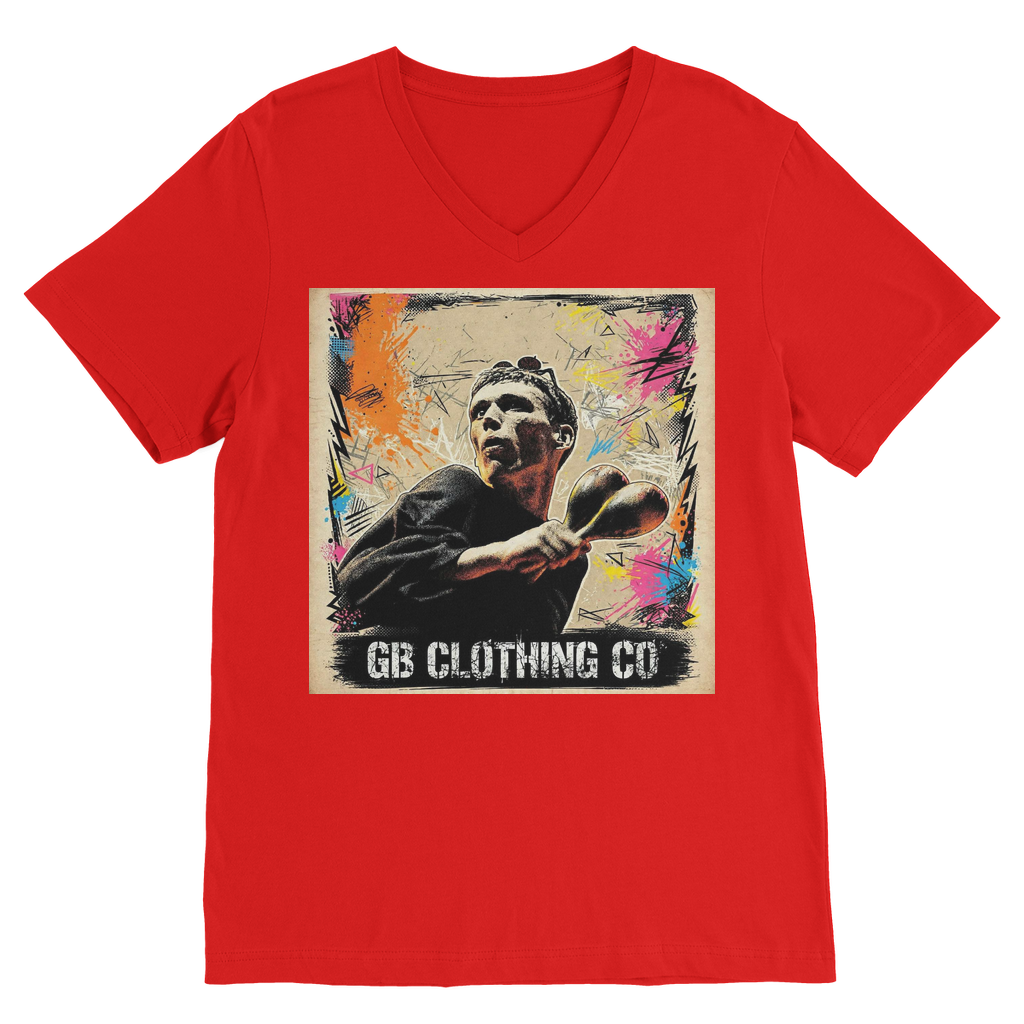 GB Legends - Bez Classic V-Neck T-Shirt