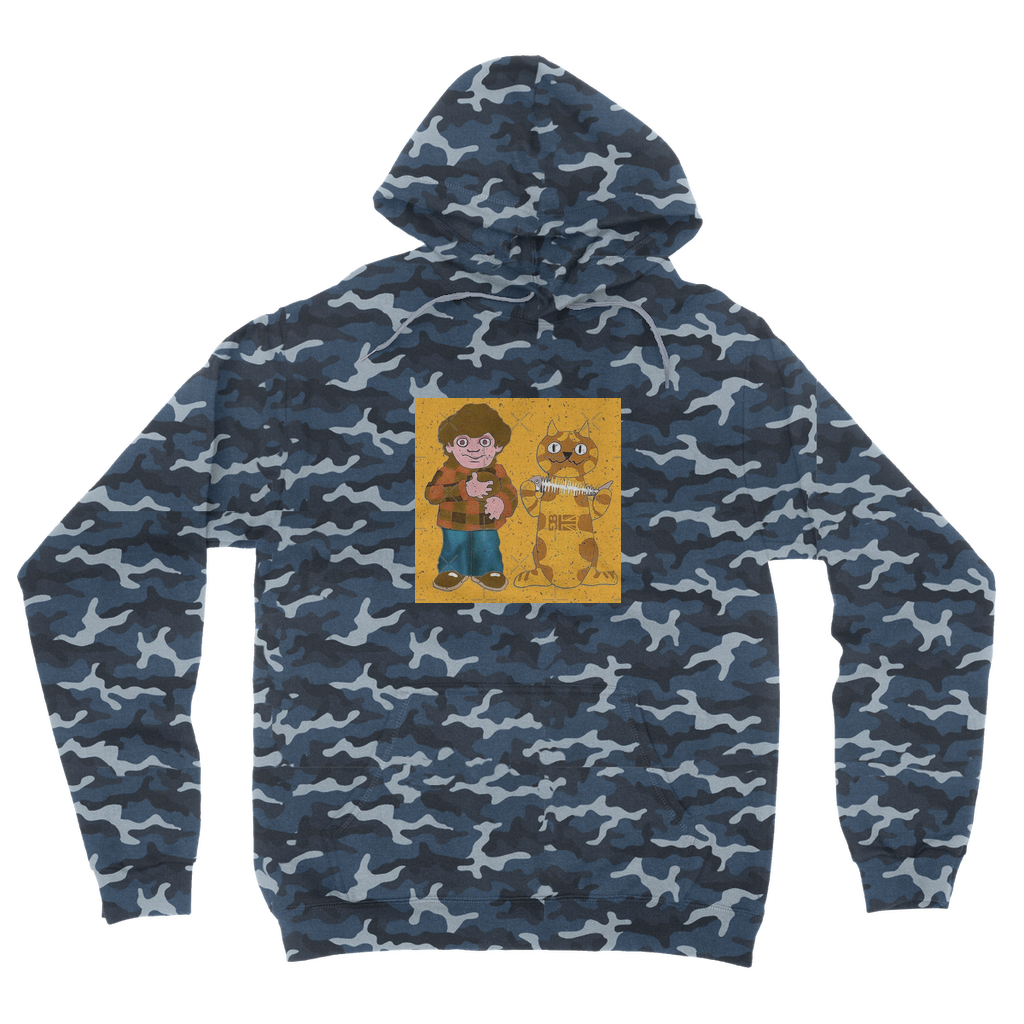 Charly Says Camouflage Adult Hoodie